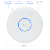 Ubiquiti U6-LITE Networks UniFi 6 Lite 1500 Mbit/s Blanc